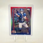 2025 Topps Chrome- Jaxson Dart #306 Red, White & Blue Refractor NY Giants (RC)