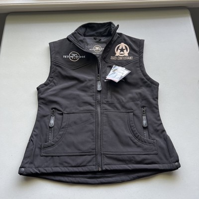 TETON RIDGE 2023 The American Rodeo Contestant Full Zip Vest Women s Sz L NWT