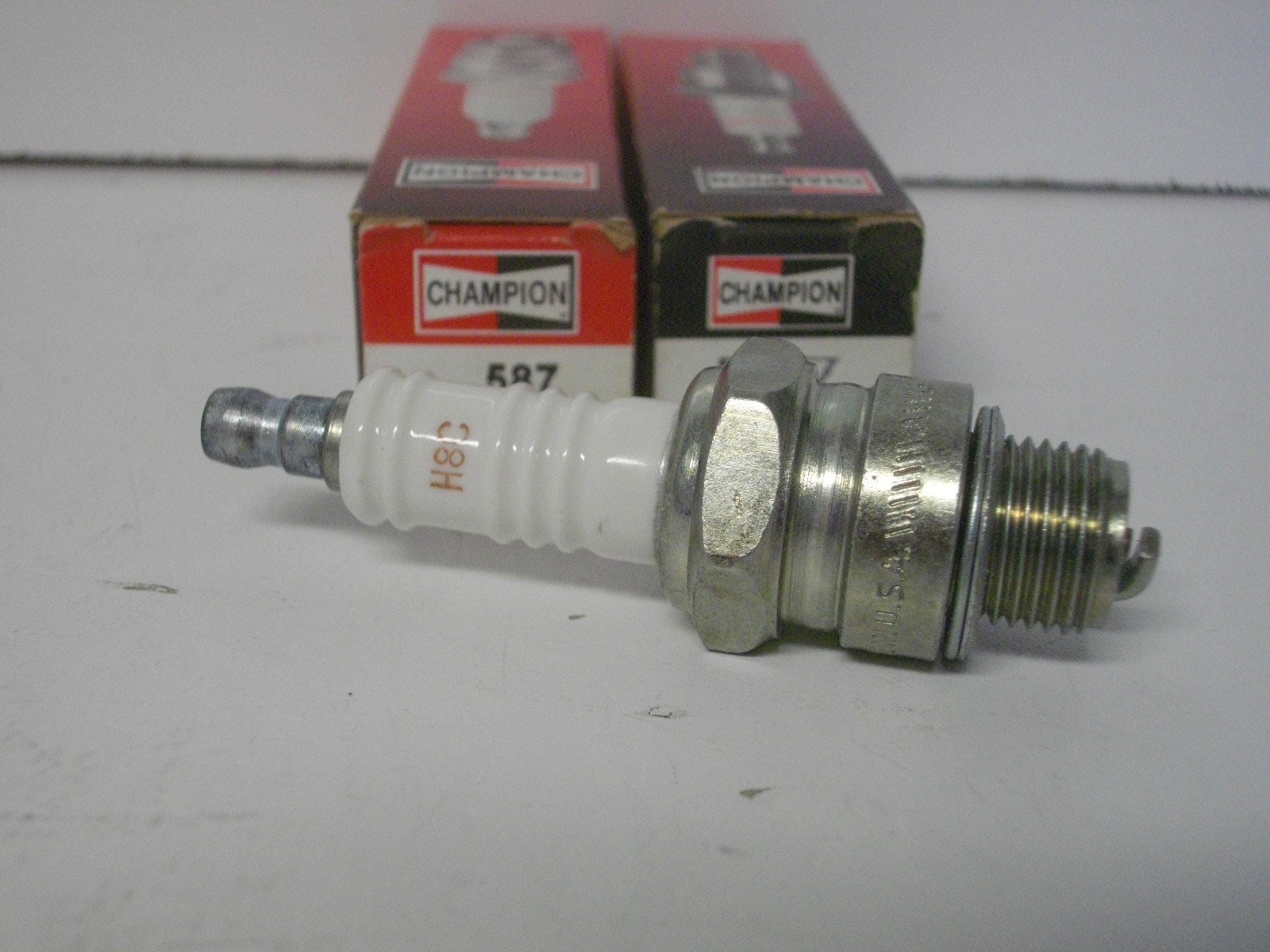 Champion Copper Plus  Spark Plug H8C / 587 Pack of 2 Each