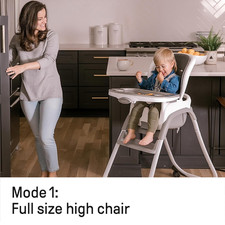 Smartclean Trio Elite 3-In-1 Convertible Baby High Chair, Toddler Chair, and ...