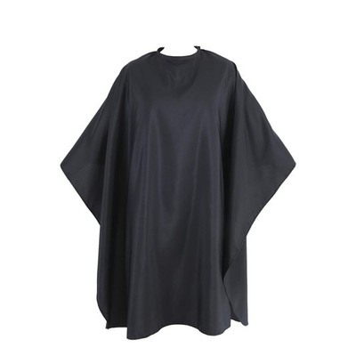Barber Cape,Professional Salon Hair Cutting Cape,56x63 inches Large Black 
