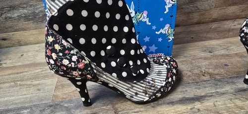 Spat Attack Black White Boot 3615-01 Irregular Choice US 9/EU 40 - Picture 4 of 17