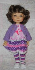 Playhouse BECKY Doll Wig SIZE 7/8 BIG LIGHT BROWN Short Hair Curls Bangs NWT