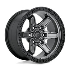 Fuel D698 Kicker 17x9 -12 Matte Gun Metal Black Bead Ring Wheel 6x139.7 Qty 1 Fuel D698 Kicker 17x9 -12 Matte Gun Metal Black Bead Ring Wheel 6x139.7 Qty 1