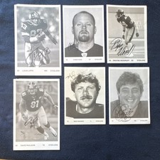 Steelers Autographed NFL Photo Lot 6 Louis Lipps Chris Hoke Mike Wagner 