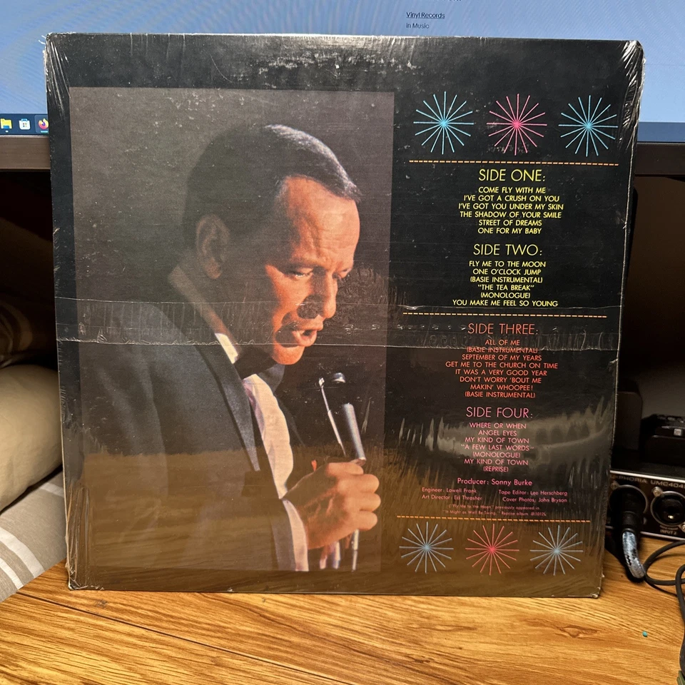 New Sinatra at the Sands 1966 Stereo Reprise 1019 Vinyl LP - Image 2 of 4