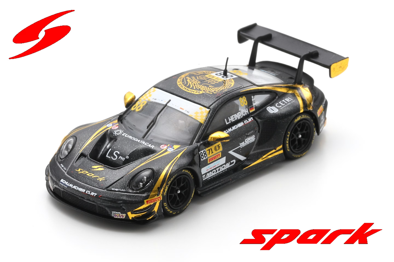Sparky 64S039 1:64 Porsche 911 GT3 R (992) No.88 Schumacher CLRT Racing Team FIA