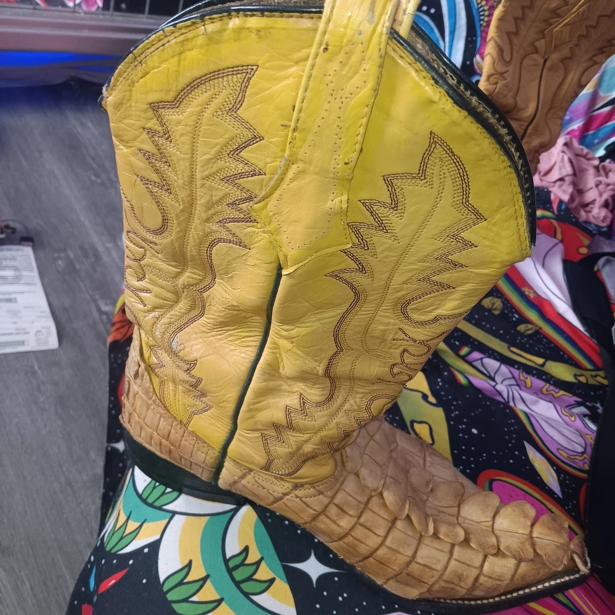 Gold Western男式靴| eBay