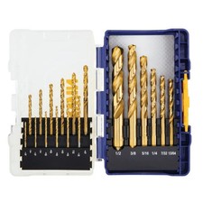 IRWIN 18-Piece Titanium Nitride Coated Turbom...