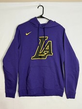 Los Angeles Lakers Nike City Edition Essential Logo Hoodie Sweatshirt Mens S
