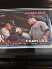 2024 Topps #315 New York Power: AL Sluggers Keep Lineup Strong New York Yankees