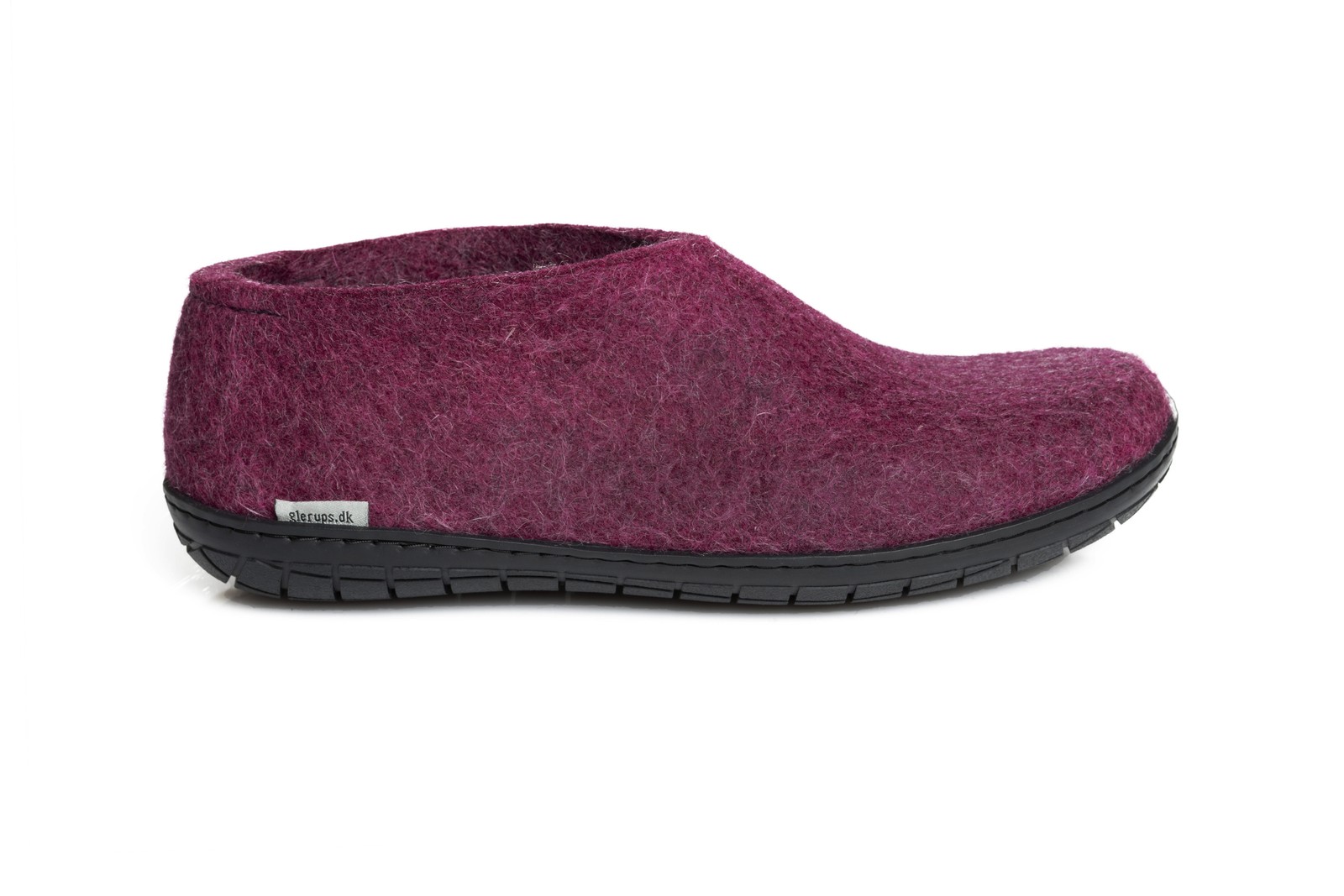 SAOLA Glerups Scarpe Unisex in Feltro con Suola in Gomma AR 07 02 Mirtillo Nero