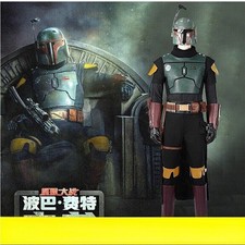 Mandalorian Book of Boba Fett Costume Cosplay Halloween Outfit Bodysuit Full Set