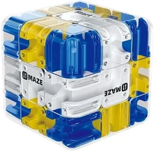 Fun 3D Rolling Ball Maze Puzzle Cube, Brain Teaser Challenge Game