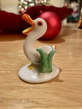 Metzler und Ortloff Walter Bosse Porcelain Duck Cardholder Art Deco 1920s Figur