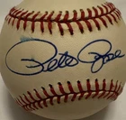 Pete Rose Signed Baseball w/Autograph Ticket fr show 8-22-93 in Orlando