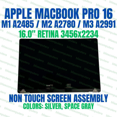 Apple MacBook Pro 16'' 2021 A2485 Lcd Display Assembly Space Gray 661-21968
