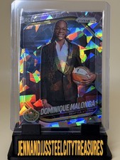 Dominique Malonga No 144 V Cracked Ice Prizm 2025 WNBA Storm RC