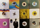 Lot of 52 records, 45 rpms: J. Taylor, Huey Lewis, Taco, Janet Jackson, Madonna