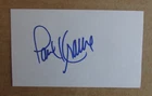 PAUL KRAUSE SIGNED AUTOGRAPH 3X5 INDEX CARD NFL HALL OF FAME REDSKINS VIKINGS