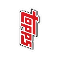 Topps Logo Kiss-Cut Vinyl Decals for Personalizing, Car Stickers, Home Decor