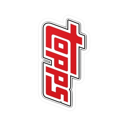 Topps Logo Kiss-Cut Vinyl Decals for Personalizing, Car Stickers, Home Decor