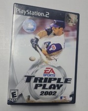Triple Play 2002 (Sony PlayStation 2, 2002) tested cib Works Great Guaranteed.