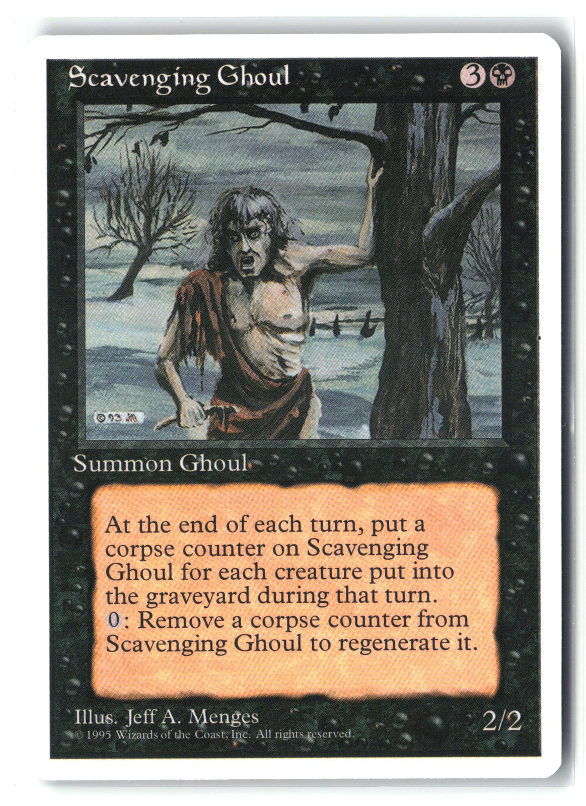 Magic MTG Scavenging Ghoul Fourth Edition NM/MINT UNPLAYED