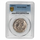 1946S Walking Liberty Half Dollar 50C PCGS MS 65