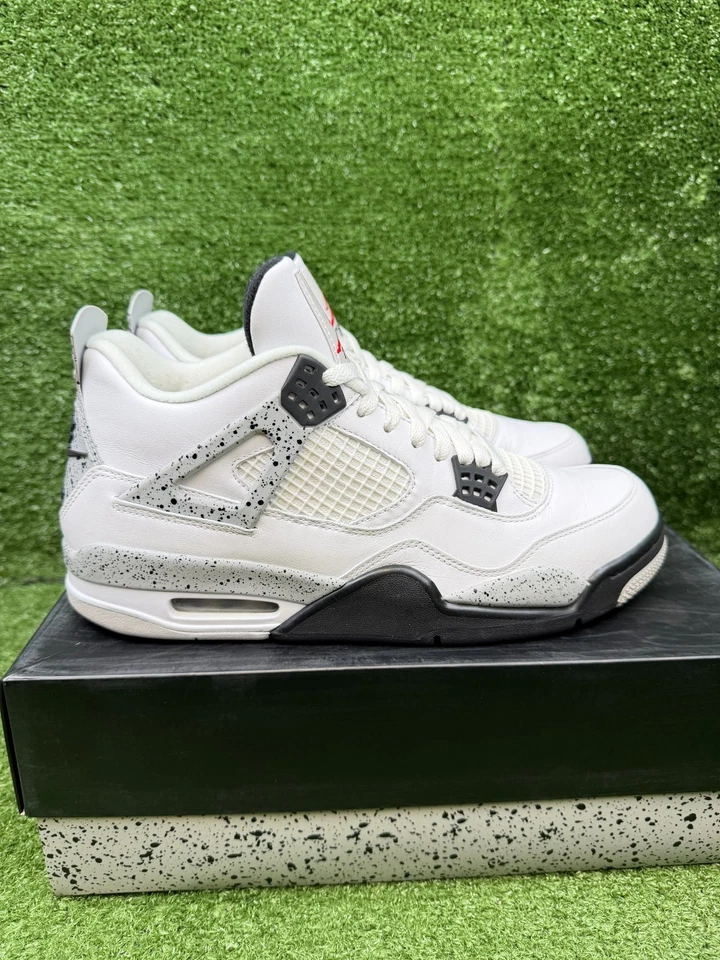 Size 11 - Jordan 4 Retro OG Mid White Cement - Image 3 of 4