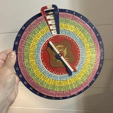 1960's Meet The Presidents   Game By Selchow & Righter  Quiz Wheel Part