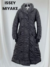 USED RARE ISSEY MIYAKE DESIGN LONG DOWN COAT ACCEPTABLE