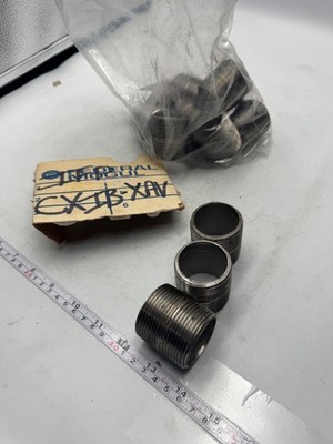 Lot of ~12 Federal Mogul Threaded Pipe Coupling Steel Plumbing Fittings