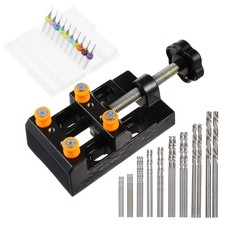 Precision Hand Drill Rotary Tool Pin Vise Bits Set Twists for Jewelry