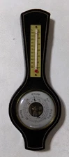 Hollywood Regency Mid Century Modern Vantage Thermometer Barometer