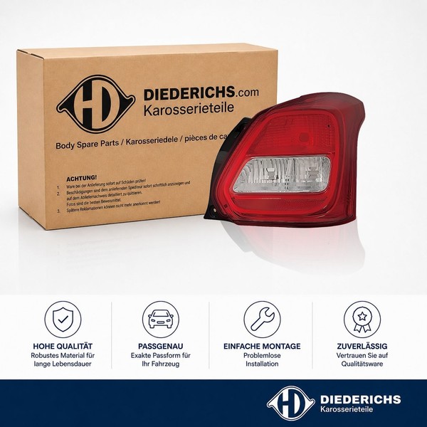 Heckleuchte Rechts Diederichs 6416090 FÜR Suzuki RÜCkleuchte Hecklicht-image