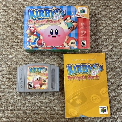 Kirby 64: The Crystal Shards (Nintendo 64, 2000) Box Manual Complete CIB N64