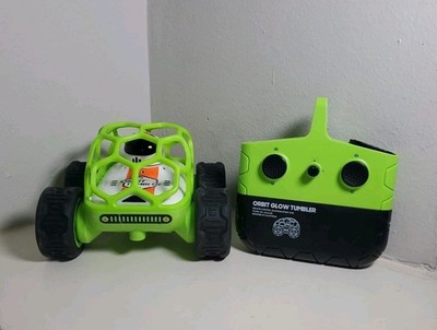 Sharper Image Orbit Glow Tumbler Remote Control All Terrain Rover - Tested Work.