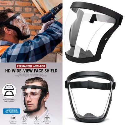 Anti-Fog Full Face Mask Paint Dust Eye Safe Protective Transparent Shield+Filter