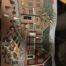PAIR 2 Placemats Tapestry Needlepoint Woven C...