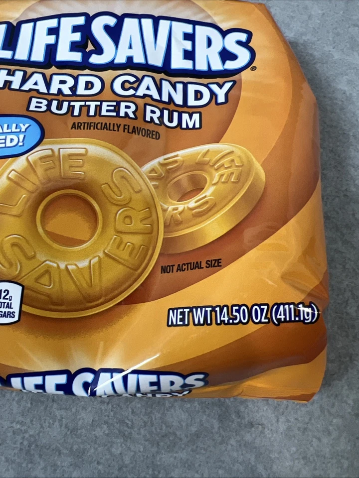 Life Savers Butter Rum Hard Candy Wrapped Sharing Size (2PACK) | Christmas Sale! - Image 3 of 4