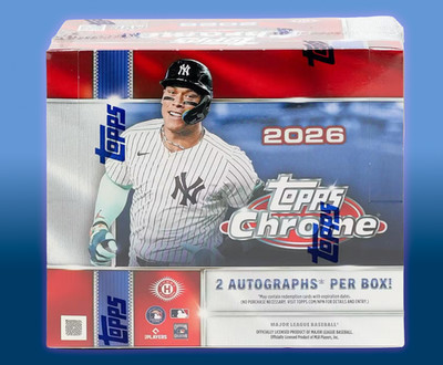 2026 Topps Chrome Baseball Jumbo Hobby Box MLB - PRESALE - Order Confirmed!