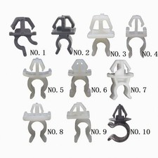 20 PCS Car Fastener Hood Bonnet Prop Rod Support Clip Nylon Plastic Retainer