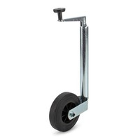 Proplus StüTzrad Deichselrad Kunststoff-Felge Vollgummi-Reifen Ø35Mm 125Kg