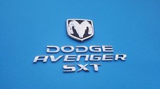 08 09 10 11 12 13 14 Dodge Avenger Sxt Rear Gate Emblem Logo Badge Set Oem A23