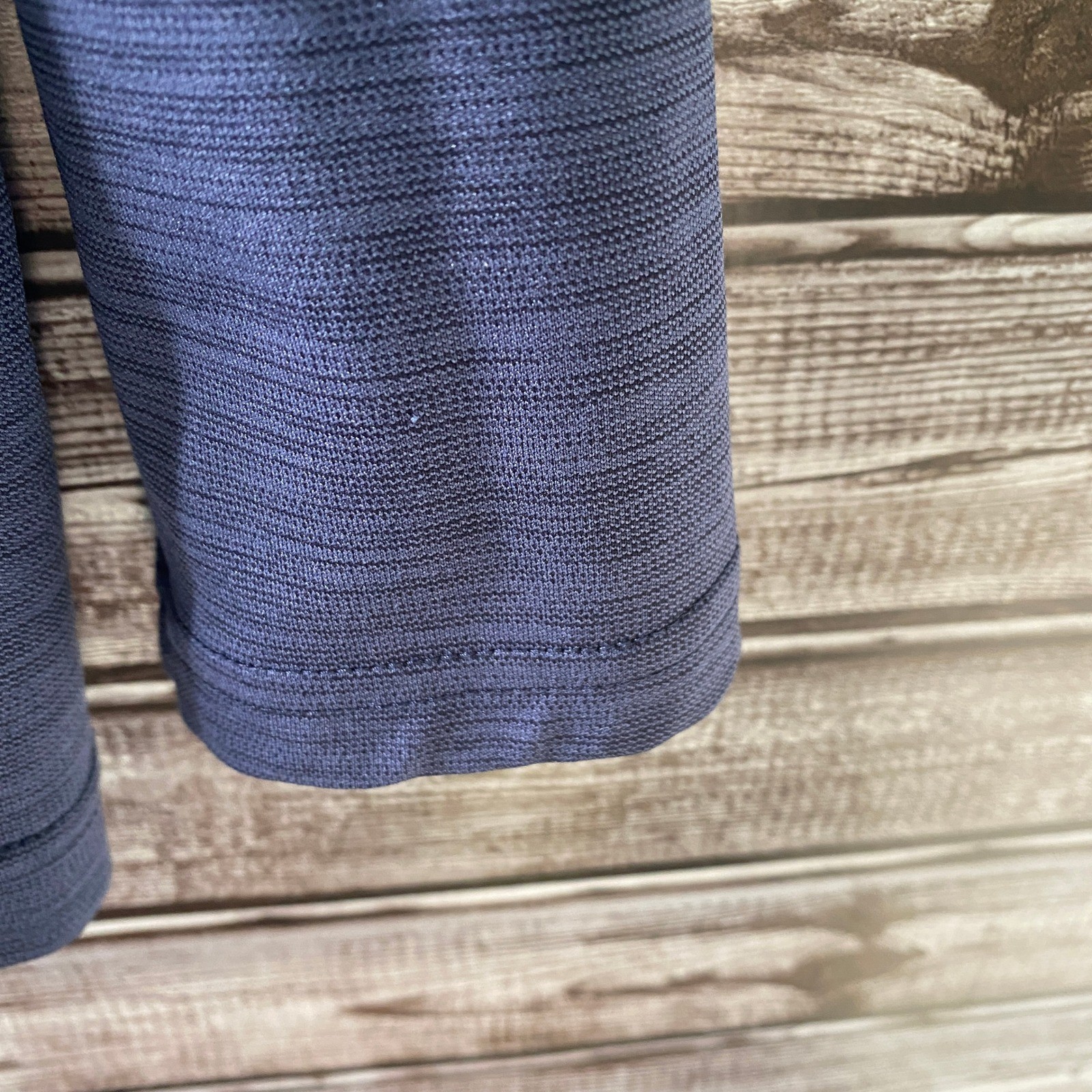 Under Armour Men's Long-Sleeved Hooded Shirt Size L HeatGear Loose Logo Blue thumbnail 4