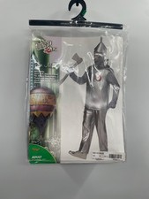 NWT Spirit Halloween The Wizard of Oz Tin Man Costume Adult Large Silver