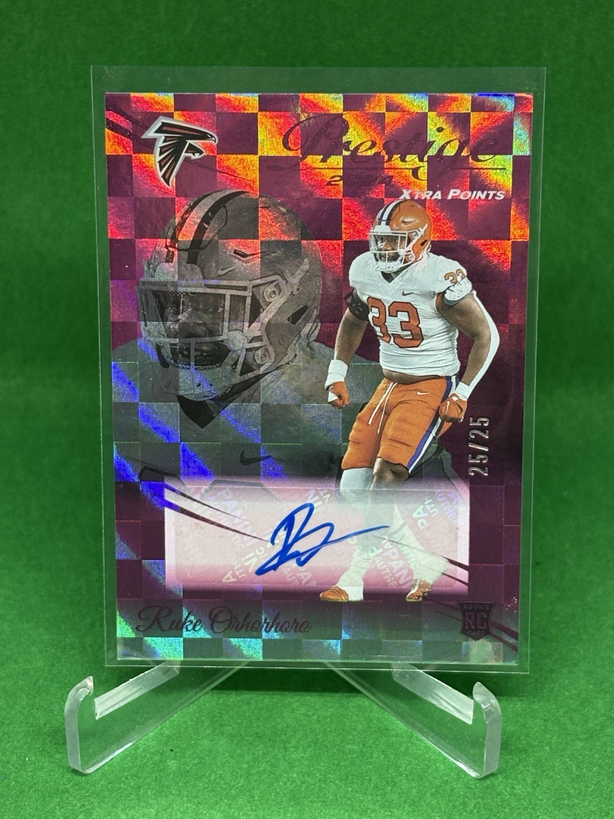 Ruke Orhorhoro Panini Prestige #340 Pink Premium Xtra Points-Signature