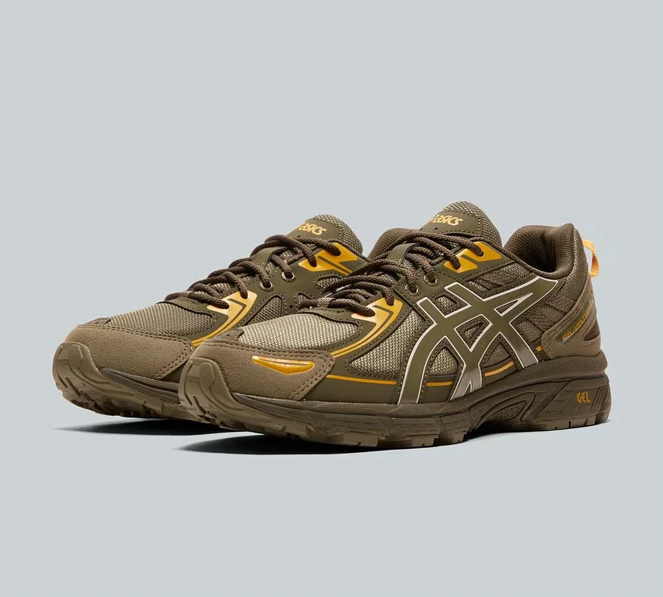ASICS GEL-VENTURE 6 En Verde Y Amarillo Todas Las Tallas Stock Limitado - Imagen 2 de 4
