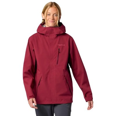 Marmot PreCip Evo Pro Women's Rain Jacket, Cosmos Red, Small